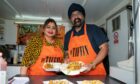 Tony and Priya Singh, owners of the Tiffin Indian street food. East Neuk Market