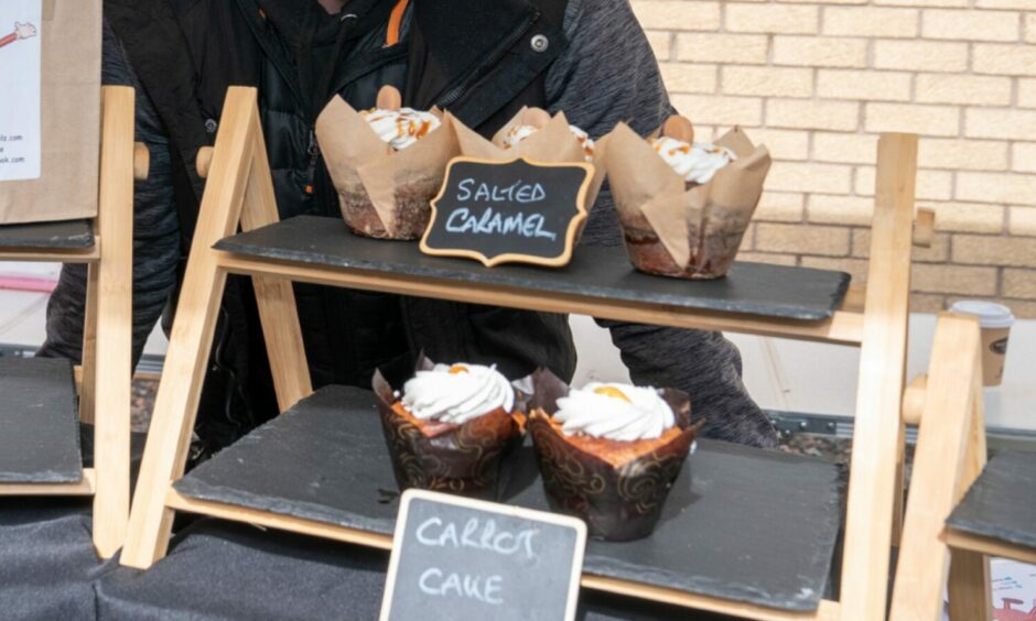 Muffins from The Muffin Man stall.