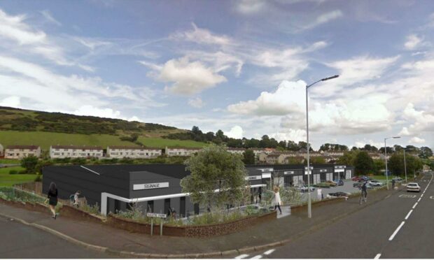 3D plans for proposed retail development in Benarty.
