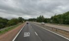 The roadworks will affect a stretch of the M90 near Kelty. Image: Google.