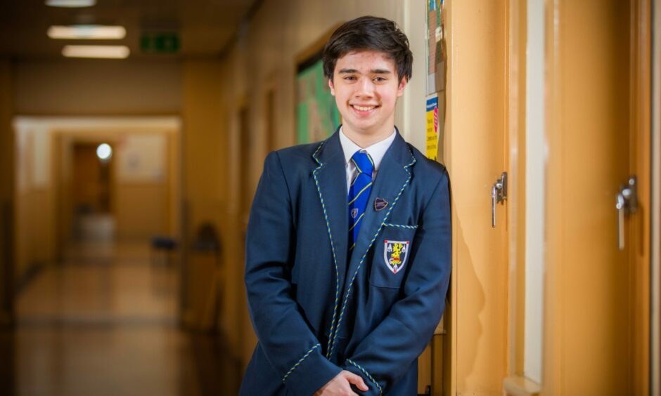 Ryan Dolby from Morgan Academy is the Dundee finalist of Scottish young musician of the year competition.