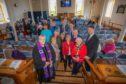 The Rev. Donna Hays led the first service in new-look Muirhead church. Pic: Steve MacDougall/DCT Media.