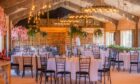 The new barn set up for a wedding. Image: Steve MacDougall/DC Thomson.