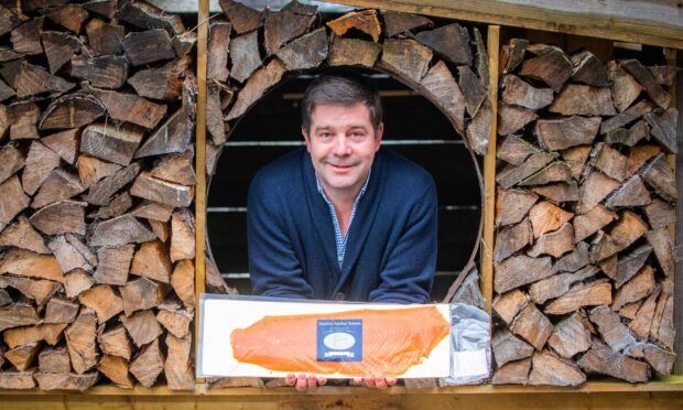 Dunkeld Smoked Salmon owner Mike Smith.