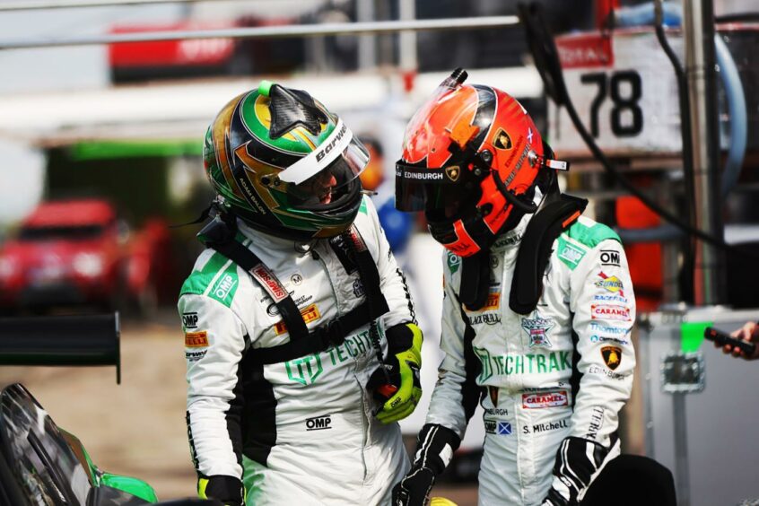 Sandy Mitchell (right) and Adam Balon launch their 2022 British GT title bid this weekend