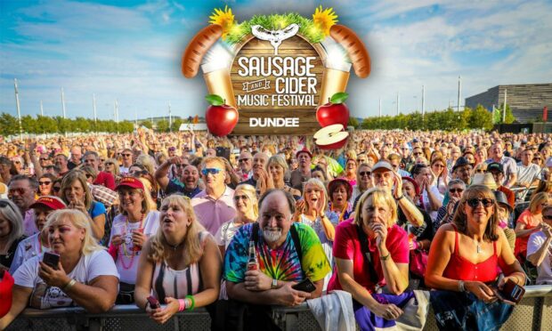 Live music will feature at Dundee Sausage and Cider Festival at Slessor Gardens.
