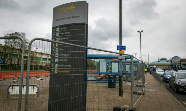A revamp of the bus station is taking place.