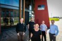 The Voigt Architects team outside their new studio. Pic: Steve Brown/DCT Media.