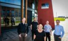 The Voigt Architects team outside their new studio. Pic: Steve Brown/DCT Media.