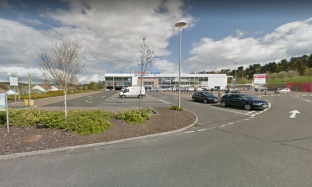 Tesco Extra store in Dundee where locals reported anti-social behaviour