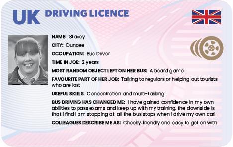 Driving Licence Bus Driver Stacey Xplore Dundee - sponsored content Date; Unknown