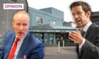 Michael Marra MSP and Dundee City Council leader John Alexander have clashed over the future of Kirkton Library.