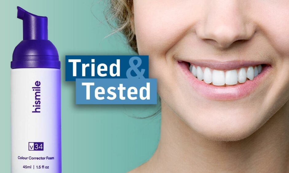 HiSmile teeth whitening Does the colour correcting foam work?