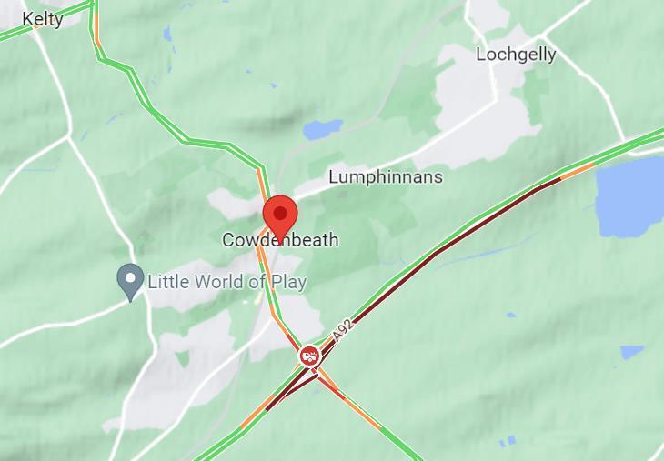 a92 cowdenbeath crash