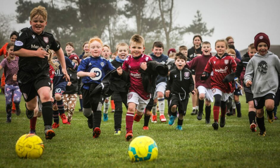 Hundreds of youngsters enjoyed Arbroath FC Community Trust's Easter camp