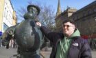 Paul Black hit the streets of Dundee to raise awareness of money muling