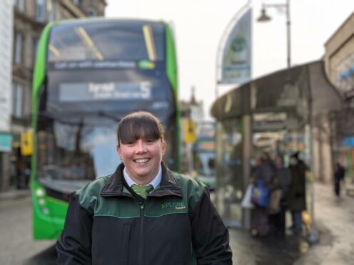 Stacy, a bus driver in Dundee