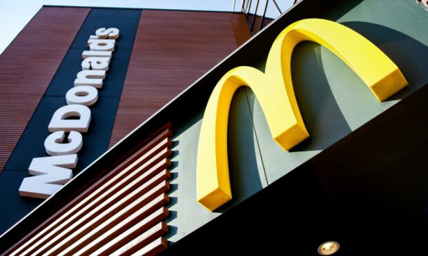 McDonald's sign.