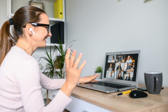 lady on a virtual conference - BioDundee will be held virtually in 2022