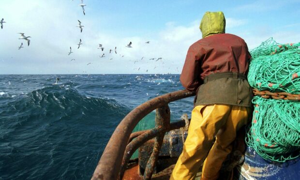 White fish trawler fishing in the North Sea between Scotland and Norway. Image: Shutterstock