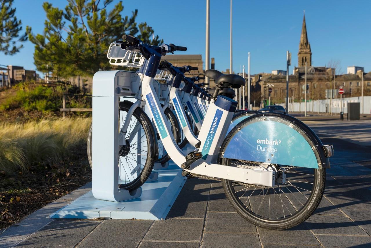 bike hire station in Dundee 