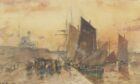 Arbroath Harbour Dawn by James Herald. Supplied by Bonhams.