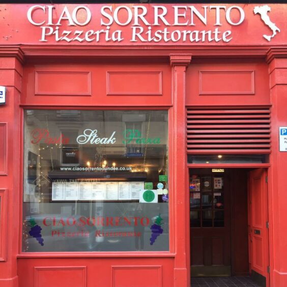 Ciao Sorrento in Dundee.
