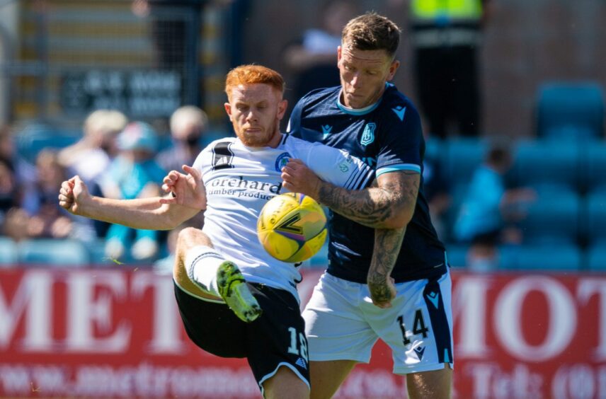 Striker Scott Shepherd has left Forfar after two seasons.