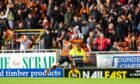 Delight: Harkes after downing Dundee