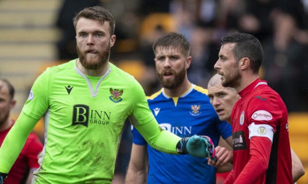 St Johnstone goalkeeper Zander Clark.