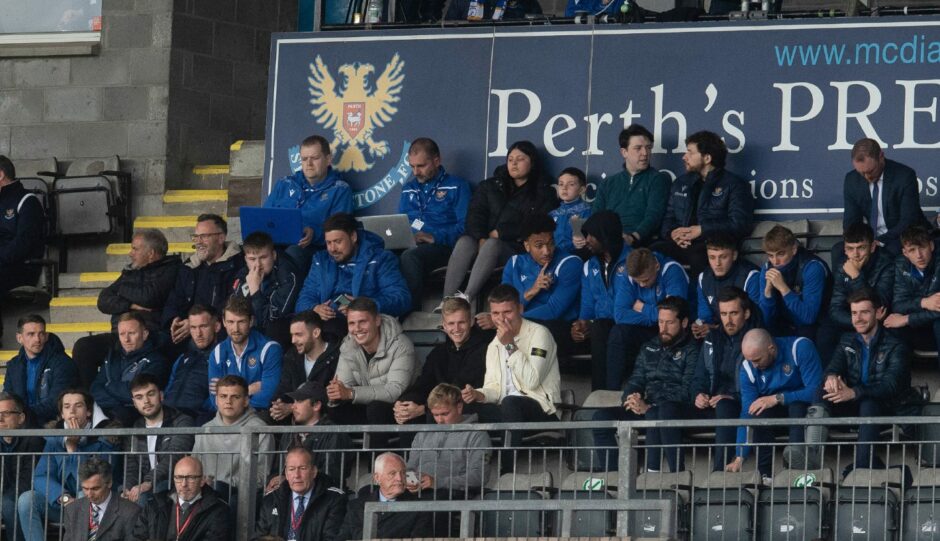 Jason Kerr and Ali McCann watched St Johnstone beat Inverness.