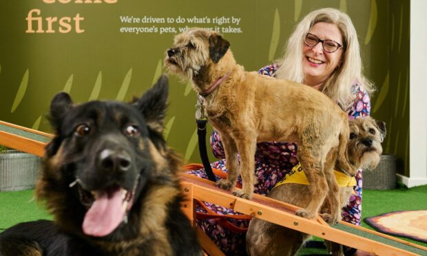 Fiona Grierson is Bella & Duke?s office park ranger in Rosyth, Fife. Picture: Malcolm Cochrane 