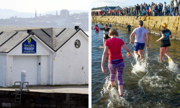 The YeAABA building is home to the organisers of the Broughty Ferry dook.