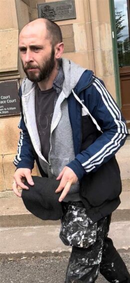 Painter and decorator Brian Taylor appeared at Forfar Sheriff Court