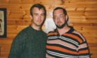 Mike (right) and David Haines in the late 1990s.