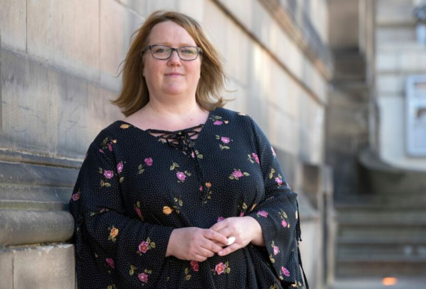 Culture Perth and Kinross chief Helen Smout leaning against a building