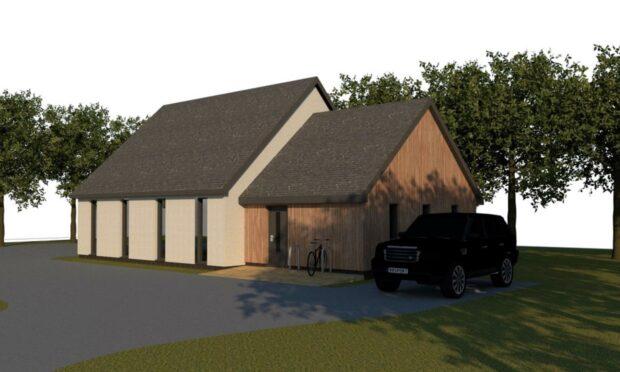 An artist's impression of the proposed new church hall.