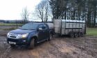 The pickup truck was stolen from a farm near Coupar Angus.