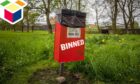 Perth and Kinross Council is phasing out dedicated dog poo bins. Picture: Steve MacDougall/DCT Media.