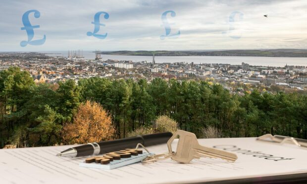 The average cost of renting a home in Dundee is rising quickly.