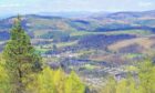 Birnam and Dunkeld area on a lovely afternoon from Birnam hill.