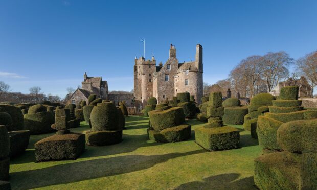 Earlshall Castle sits in 53 acres. Image: Savills.