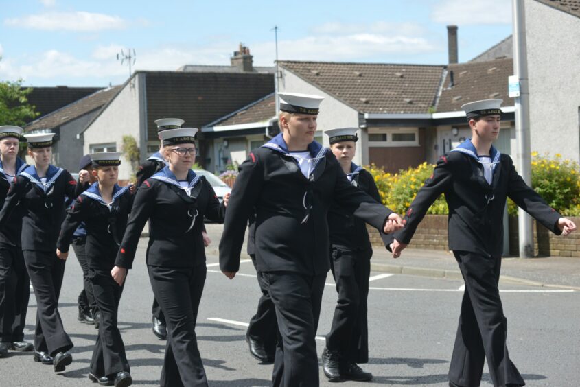 Methil Sea Cadets will lead a parade before the beacon is lit as part of the Platinum Jubilee in Fife.