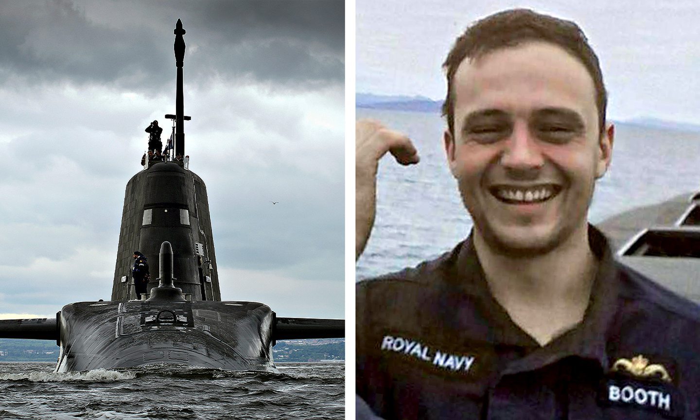 Submariner Gary Booth will not lose his Navy job, the court was told.