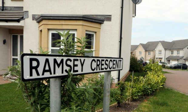 Ramsey Crescent in Crossgates where the incident took place