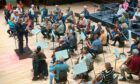 The Dundee Symphony Orchestra in rehearsal.