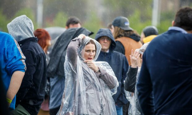 There may be some showers for anyone heading to Slessor Gardens.