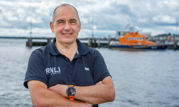 Broughty Ferry lifeboat coxswain Murray Brown.