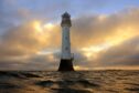 The Bell Rock stands 11 miles off Arbroath. Image: Ian Cowe