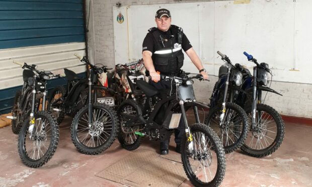 Police Scotland are tackling the illegal use of bikes in Dundee